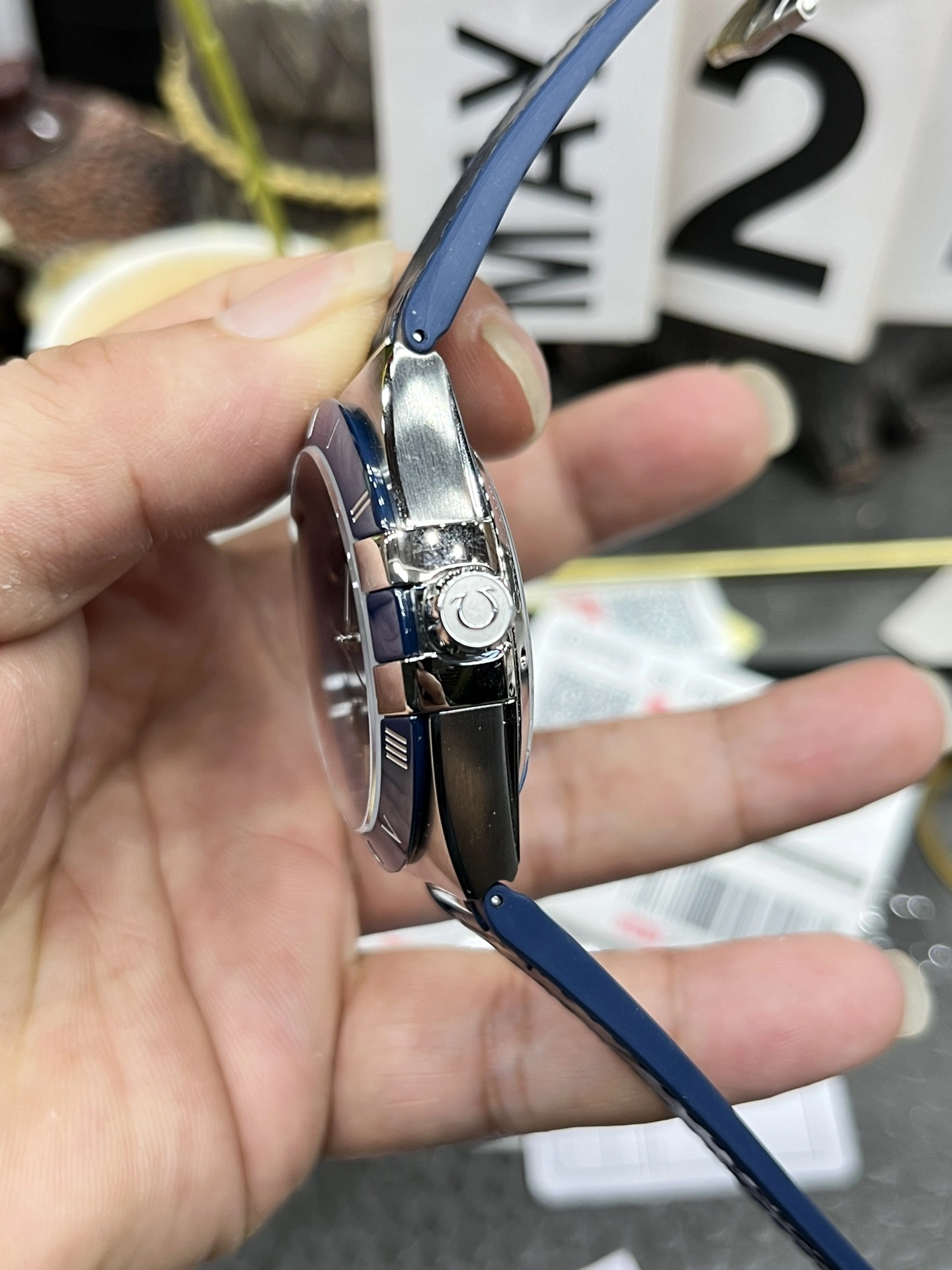 CBD Factory Omega Constellation 41mm Steel Blue Ceramic Bezel (131.33.41.21.03.001) 1:1 Super Clone – DD8900 Movement FlexibleFit 316